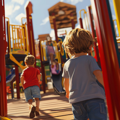 Auf dem Spielplatz